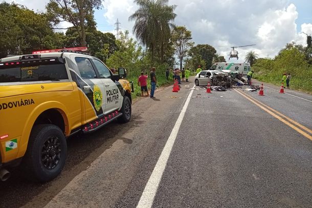 A motorista &eacute; de Nova Londrina e o condutor de Alto Paran&aacute;.