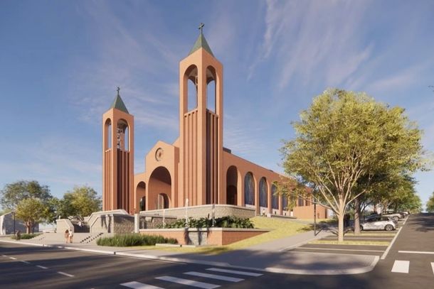 Projeto da nova Par&oacute;quia Nossa Senhora dos Navegantes, em Porto Rico.