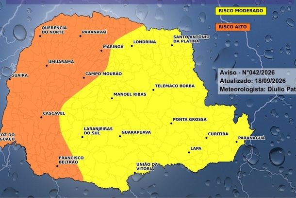 Instabilidade deve persistir nos pr&oacute;ximos dias.