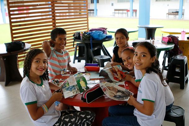 Alunos da Escola S&atilde;o Crist&oacute;v&atilde;o