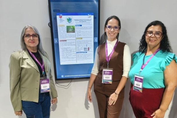 Representaram Mirassol no congresso as profissionais Mara Cardoso Souto, Camilla Nunes e Maria do Roz&aacute;rio Drigo Fernandes