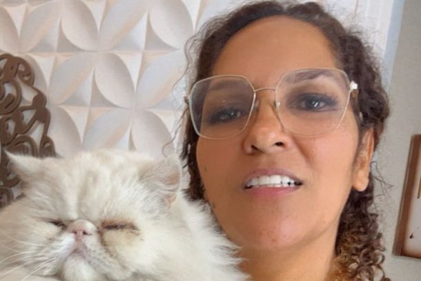 Ramom com a tutora Juliana