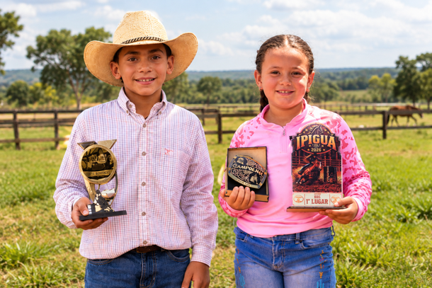 Mirassolense Diogo Vermonte, campe&atilde;o em Jos&eacute; Bonif&aacute;cio, e Valentina Cavalcante de Paula, de B&aacute;lsamo, campe&atilde; em Ipigu&aacute;