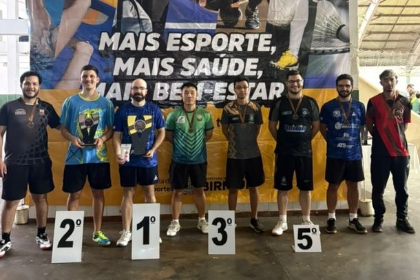Equipe de Mirassol conquista p&oacute;dios no t&ecirc;nis de mesa