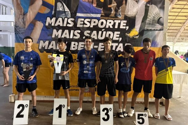 Equipe de Mirassol conquista p&oacute;dios no t&ecirc;nis de mesa