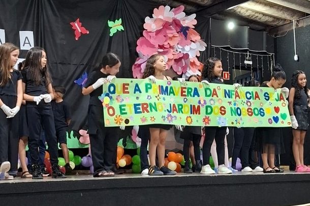 Festa da Primavera re&uacute;ne fam&iacute;lias e estudantes da Escola Darcy Am&acirc;ncio em Mirassol