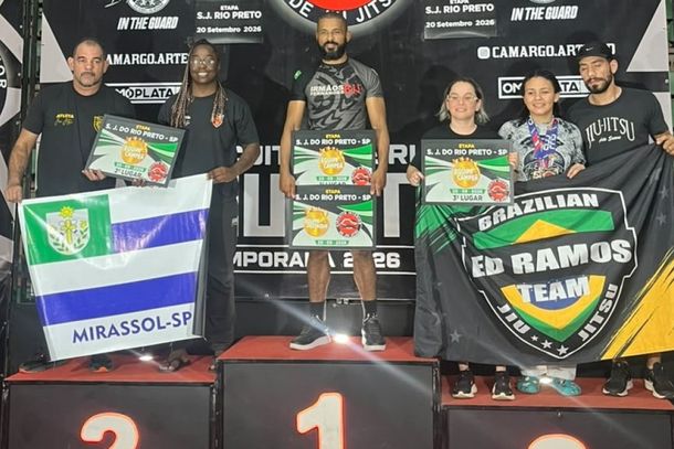 Mirassol fatura 38 medalhas no Circuito do Interior de Jiu-Jitsu em Rio Preto
