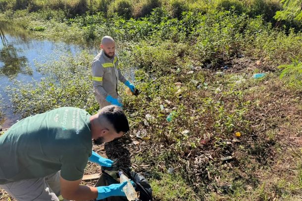 Sanessol recolhe 116 kg de lixo no bairro Mais Parque em Mirassol
