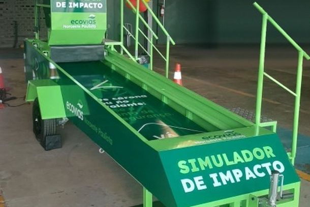 Simulador de Impacto chega ao centro de Rio Preto para alertar motoristas