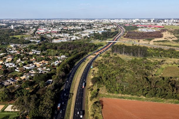 Trecho entre Mirassol e Rio Preto da Rodovia Washington Lu&iacute;s