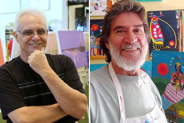 Mirassolenses Valdecir Gerotto e Jair Lemos doaram obras para o leil&atilde;o