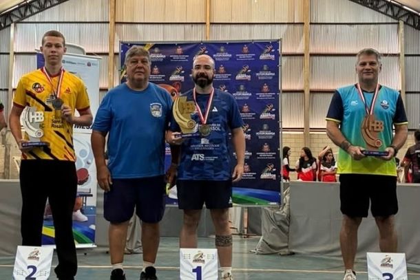 Mirassol conquista dois ouros no t&ecirc;nis de mesa nos Jogos Abertos do Interior