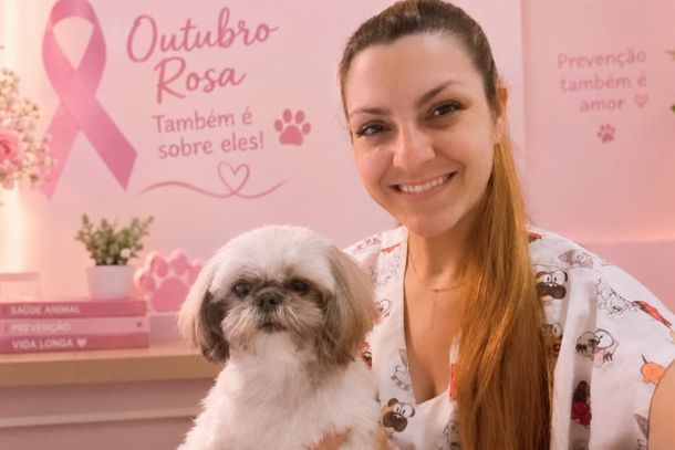 Dra. Mait&ecirc; Benito &eacute; m&eacute;dica-veterin&aacute;ria da Elite Pet Care, em S&atilde;o Jos&eacute; do Rio Preto