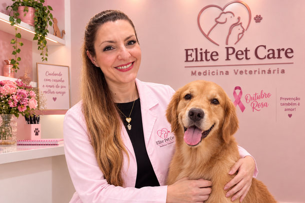 Dra. Mait&ecirc; Benito &eacute; m&eacute;dica-veterin&aacute;ria da Elite Pet Care, em S&atilde;o Jos&eacute; do Rio Preto