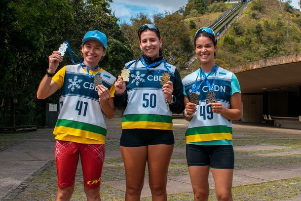 Mirlene Picin conquista prata no Brasileiro de Rollerski no Pico do Jaragu&aacute;