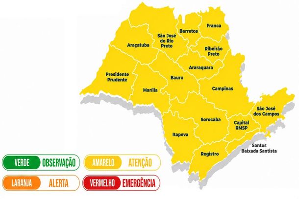 Mogi Mirim entra em alerta para chuvas fortes entre quinta-feira e s&aacute;bado