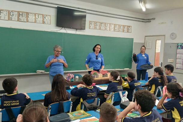 Palestra ensina crian&ccedil;as a combater o mosquito da dengue
