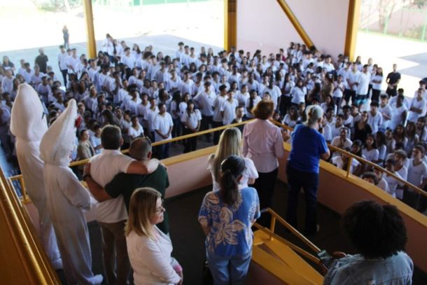 Vacina&ccedil;&atilde;o nas escolas de Passos