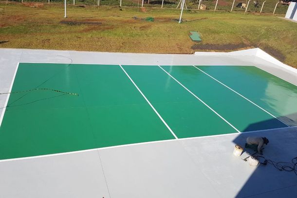 Quadra de v&ocirc;lei ter&aacute; estrutura adaptada.