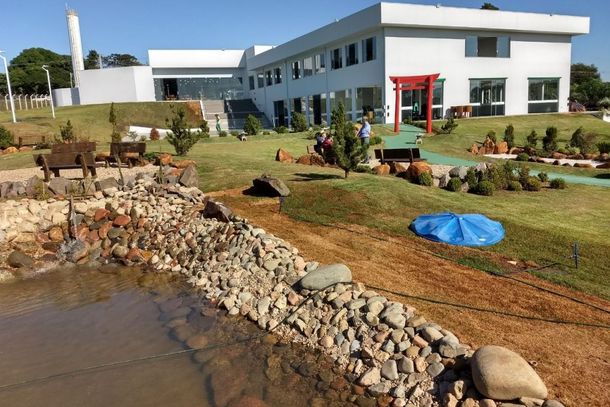 Jardim &eacute; homenagem &agrave; cultura japonesa, que inspirou o idealizador do projeto.