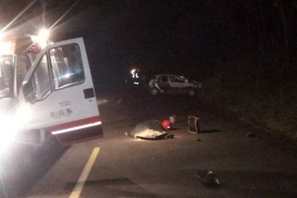 Motociclista morreu na hora.