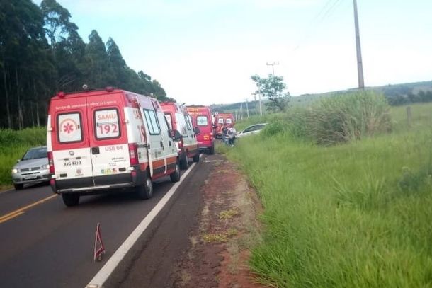 V&iacute;timas foram socorridas pelo Samu e Corpo de Bombeiros.