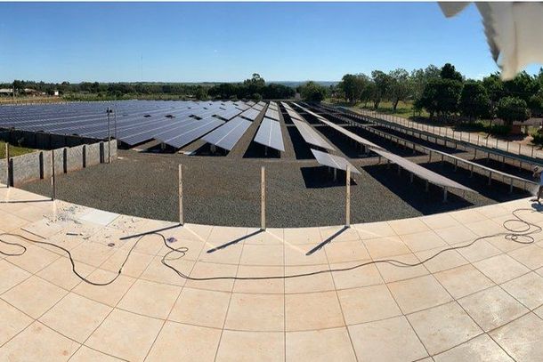 Usina fotovoltaica de Paranava&iacute;.