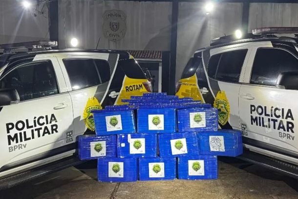 Droga foi localizada ap&oacute;s persegui&ccedil;&atilde;o que terminou em S&atilde;o Carlos do Iva&iacute;.