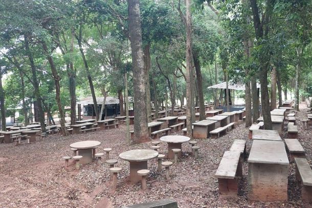 Local onde acontece a Festa no Bosque