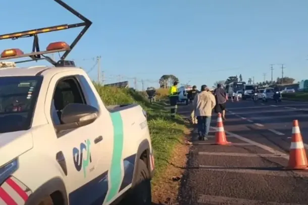 Pedestre morre atropelado na BR-376