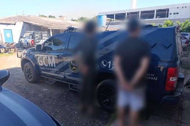Guarda Municipal prende dois homens ap&oacute;s ocorr&ecirc;ncia de tr&aacute;fico de drogas em Paranava&iacute;.