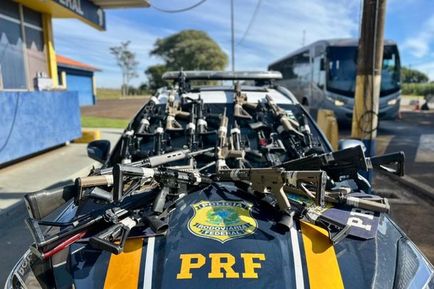 Foram apreendidas 93 armas de fogo, alta de mais de 300% em rela&ccedil;&atilde;o ao primeiro semestre de 2025, al&eacute;m de 5.308 muni&ccedil;&otilde;es, crescimento de quase 800%.