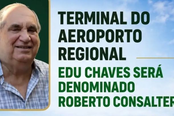 A proposta reconhece a trajet&oacute;ria de Roberto Consalter, empres&aacute;rio, professor e l&iacute;der cooperativista que teve papel importante no desenvolvimento da cidade.