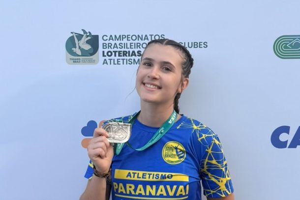 Maria Clara Francez Belmonte conquistou a medalha de prata no salto em altura ao alcan&ccedil;ar a marca de 1,72 metro.