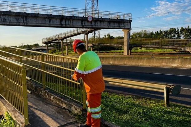 Estrutura no km 110 ficar&aacute; fechada durante os servi&ccedil;os; pedestres devem utilizar travessias alternativas.