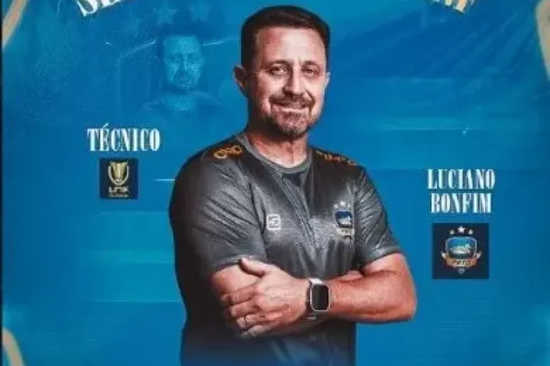 Pato Futsal do t&eacute;cnico paranavaiense &ldquo;Luciano Bonfim&rdquo; na Ta&ccedil;a Brasil de Clubes (Fonte: Reprodu&ccedil;&atilde;o Avelar Esportes)