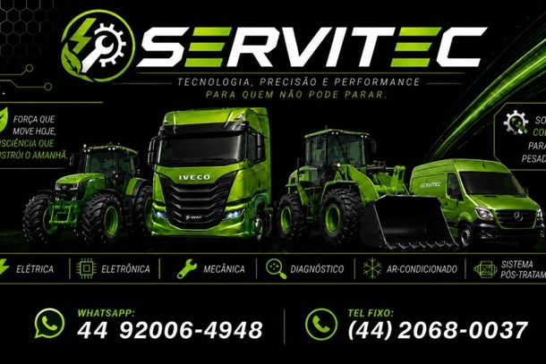 Servitec inaugura em Paranava&iacute; com solu&ccedil;&otilde;es para linha pesada e vans