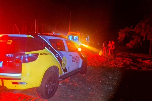 Acidente aconteceu na noite de domingo (20), no km 35,5 da PR-180, em Terra Rica.