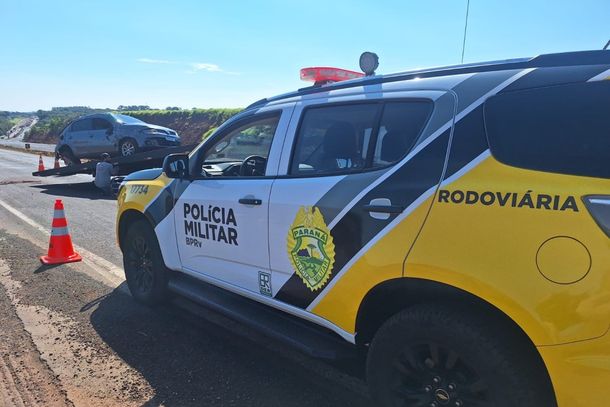 Acidente aconteceu na manh&atilde; desta sexta-feira (18), no trecho entre Maring&aacute; e Iguara&ccedil;u.