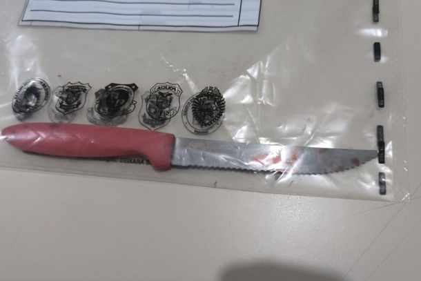 Suspeito fugiu ap&oacute;s o ataque e n&atilde;o foi localizado durante as buscas realizadas pela Pol&iacute;cia Militar.