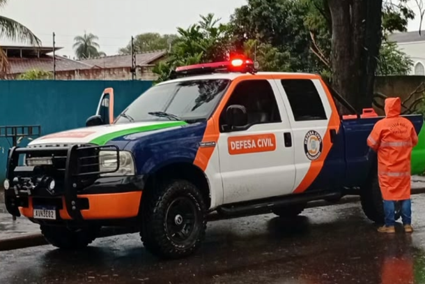Apesar do temporal, n&atilde;o foram identificados danos em im&oacute;veis nem fam&iacute;lias atingidas.