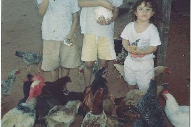 Fotos da inf&acirc;ncia de Gui Santana