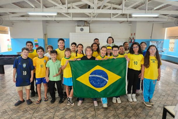 Decora&ccedil;&atilde;o das escolas e atividades sobre a Copa do Mundo contaram com grande participa&ccedil;&atilde;o dos alunos 