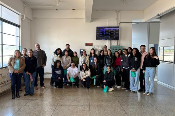 A visita foi coordenada pela professora doutora Marcela Prado S. Parizi 