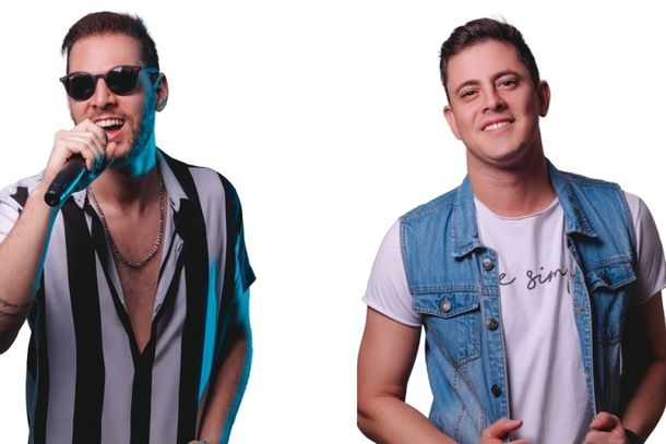 O primeiro show da noite ser&aacute; com a dupla sertaneja penapolense Evandro & Juninho