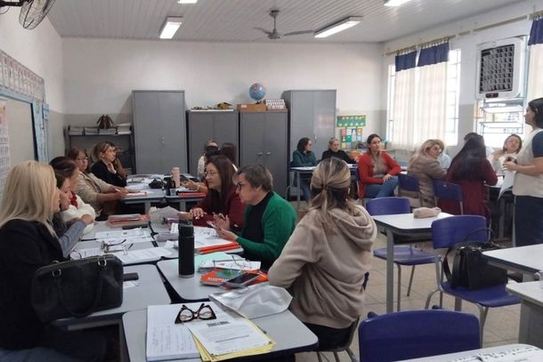 O M&oacute;dulo II do programa formativo reuniu professores das salas regulares e do contraturno escolar