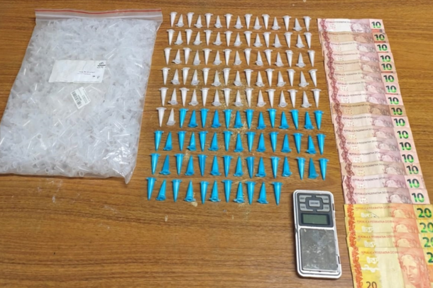Materiais apreendidos durante opera&ccedil;&atilde;o policial