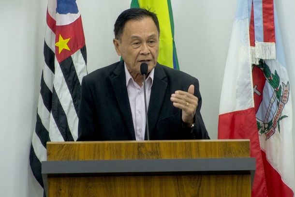 Vereador M&aacute;rio Abe &eacute; um dos idealizadores e defensores de projeto para recolhimento de &oacute;leo de cozinha usado