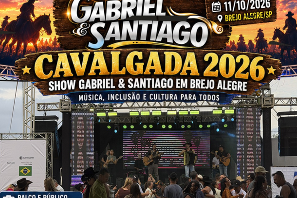 Cavalgada ocorreu no &uacute;ltimo dia 11 em Brejo Alegre