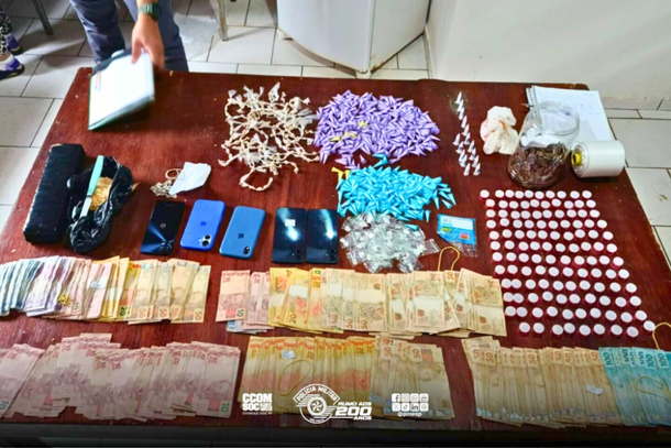 Il&iacute;citos Apreendidos em opera&ccedil;&atilde;o policial 